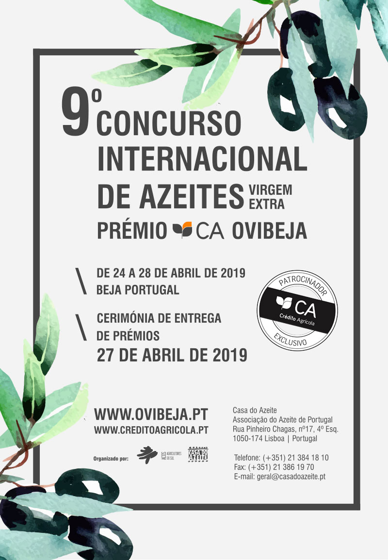 9º Concurso Internacional de Azeites Virgem Extra – Prémio CA Ovibeja